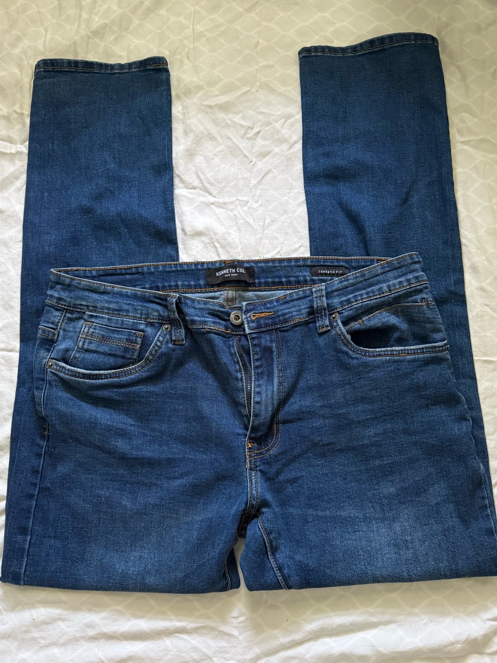 Kenneth Cole Men's Indigo Straight-Leg Jeans